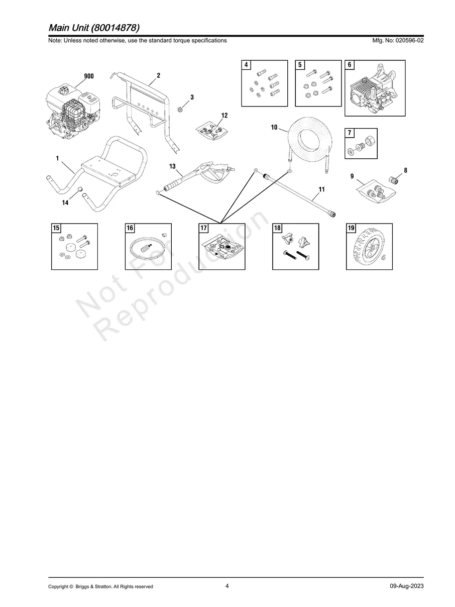 BRIGGS AND STRATTON, 020596-02, IPL.4